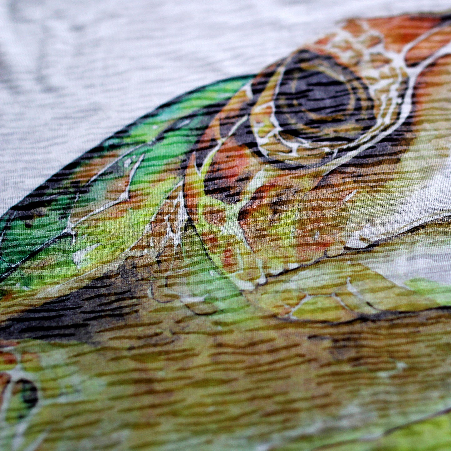 T-Shirt Digital Print Watercolor Design Women Caretta Caretta